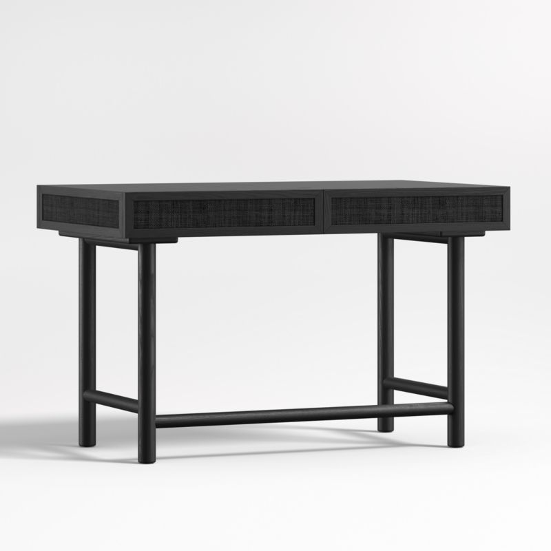 Emmer 48" Charcoal Oak Desk with Outlet - image 5 of 8