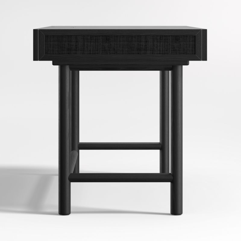 Emmer 60" Charcoal Oak Desk with Outlet - image 5 of 10