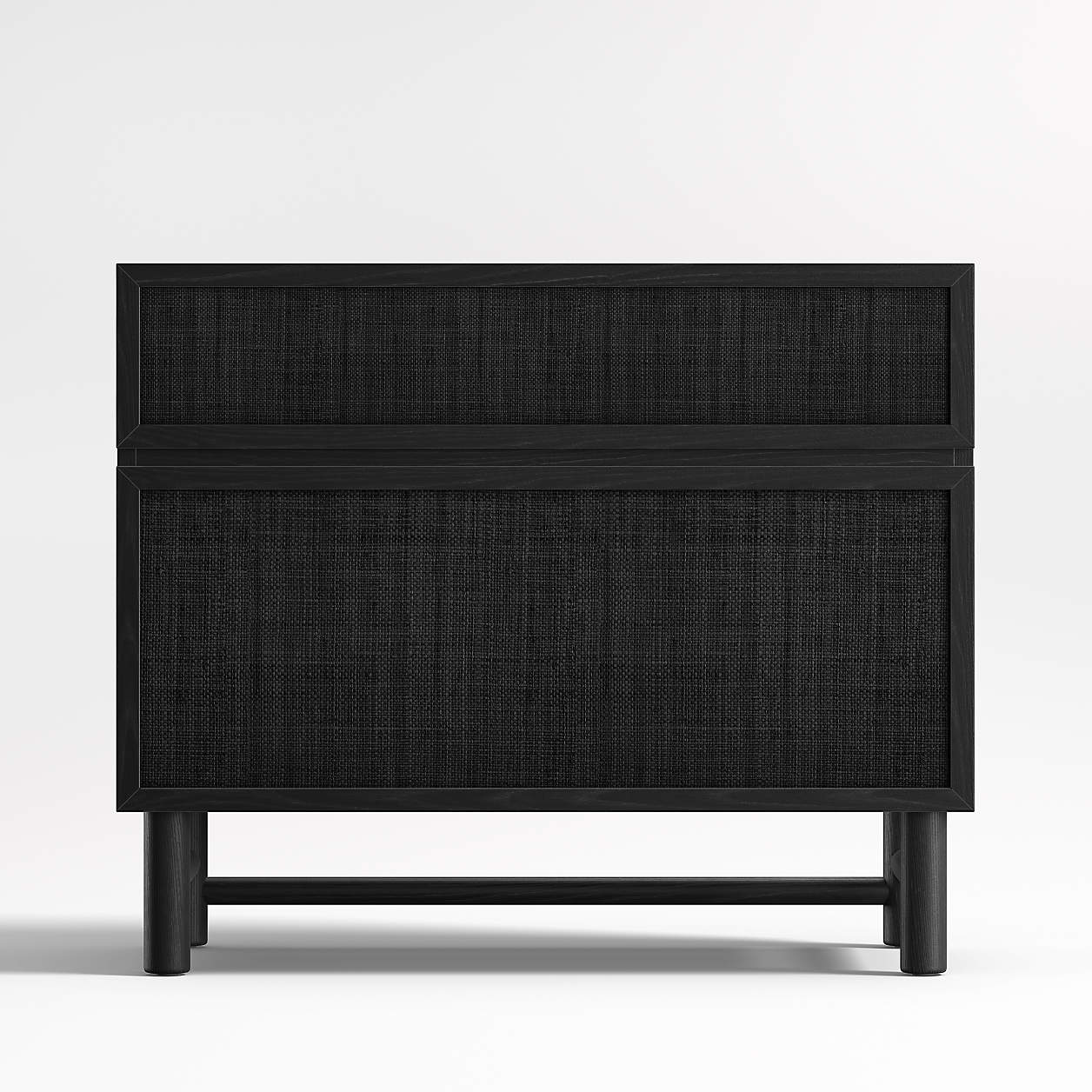 Emmer Large Charcoal Oak File Crate & Barrel