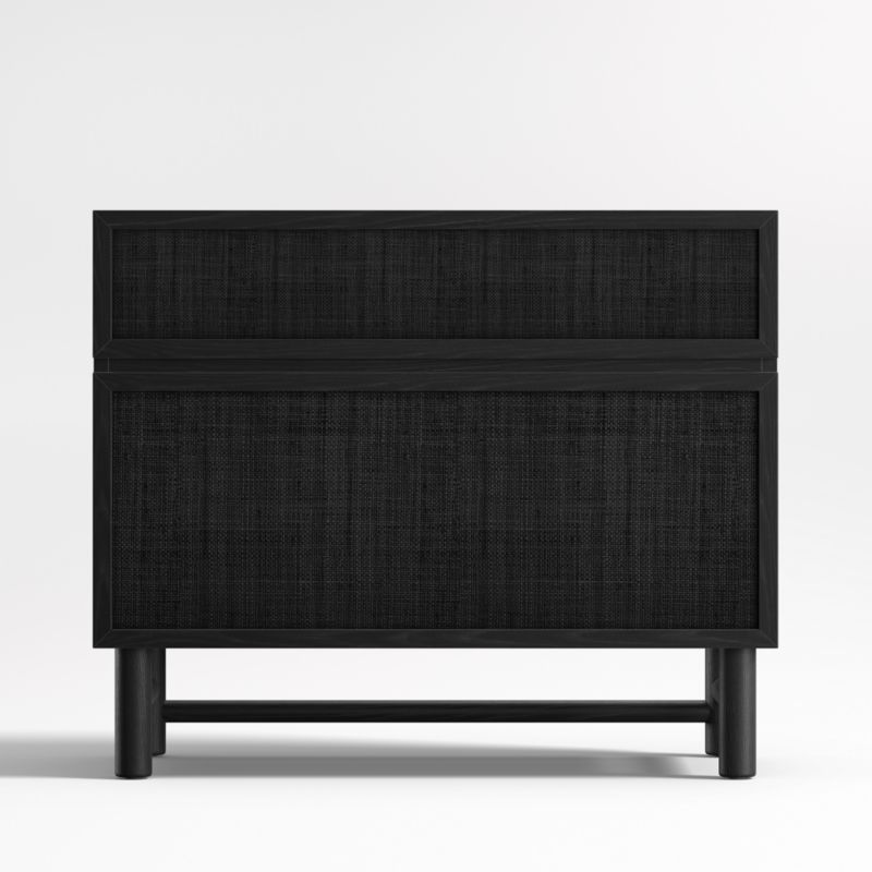 Emmer 60" Charcoal Oak Desk with Outlet