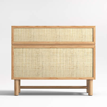 Emmer Large Natural Oak File Cabinet