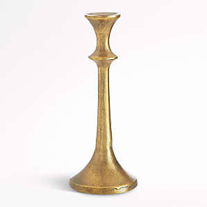 Neoprene Taper Candle Holders Traditional Shape Fits Standard Candlestick Gold 