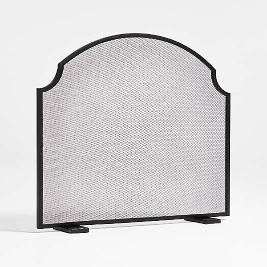 Emmy Black Fireplace Screen