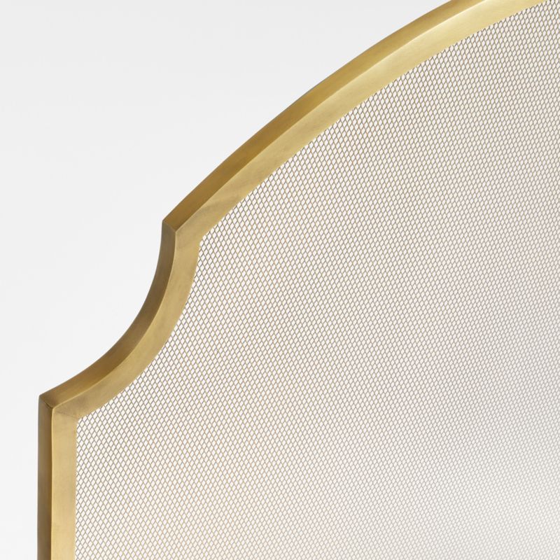 Emmy Brass Fireplace Screen - image 3 of 4