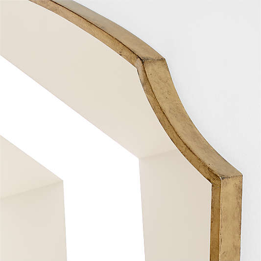 Emmy Brass Floor Mirror 48"x72"