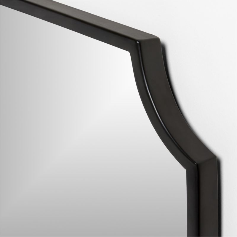 Emmy Long Black Wall Mirror 72"x30" - image 3 of 9