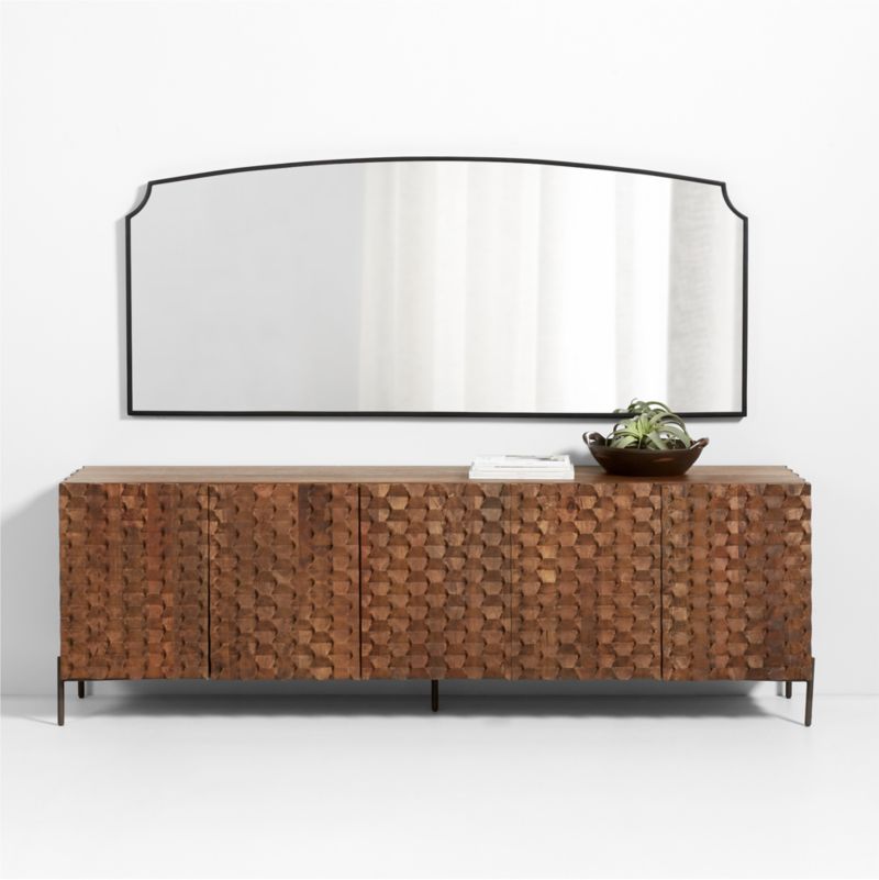 Emmy Long Black Wall Mirror 72"x30" - image 2 of 9