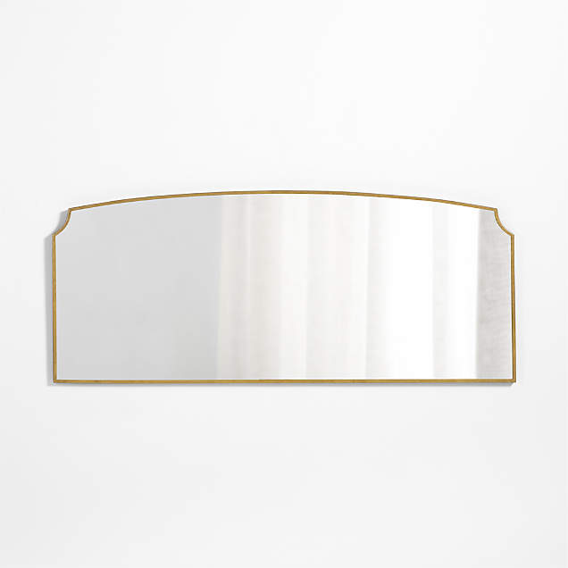 Emmy Brass Vanity Mirror + Reviews Crate & Barrel