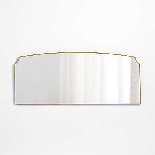 Emmy Long Brass Wall Mirror 72"x30"