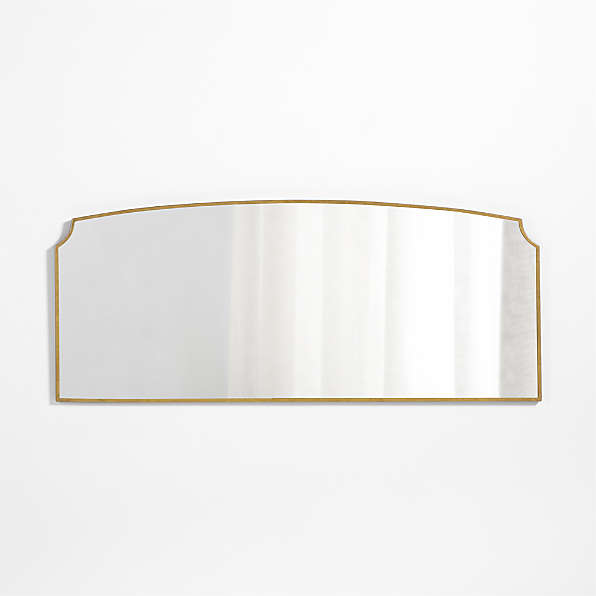 Brass Framed Square Mirrors- a Pair