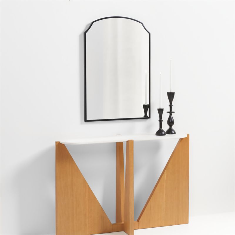 Emmy Black Vanity Mirror 24"x36" - image 2 of 4