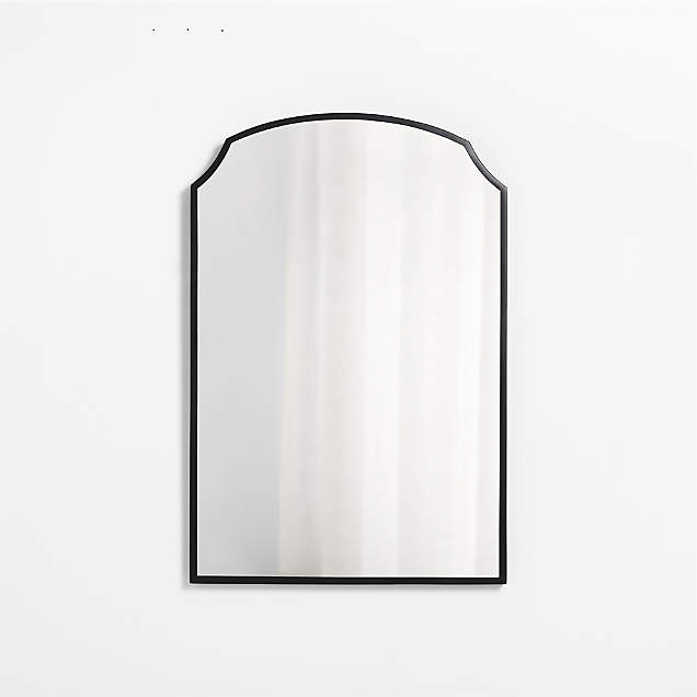Aosta Brass Wall Mirror + Reviews Crate & Barrel Canada