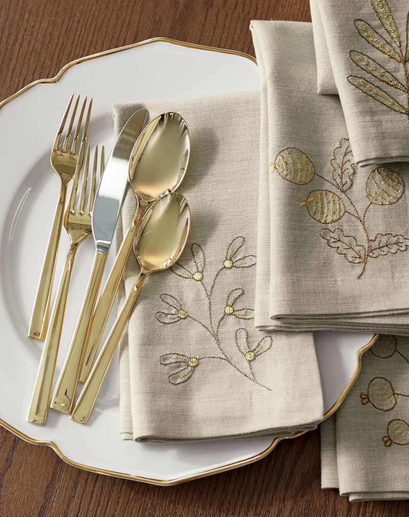 Ellenore Gold 20-Piece Flatware Set - image 2 of 13