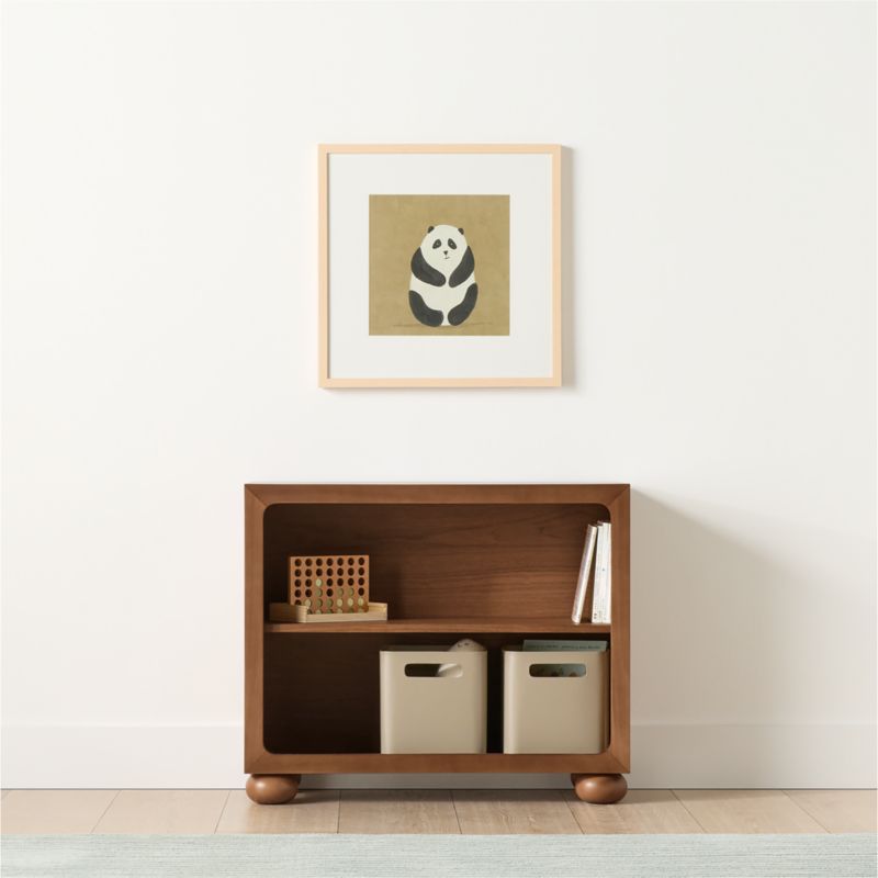 Emery 52" Walnut Wood Wide 6-Drawer Kids Dresser - image 1 of 7