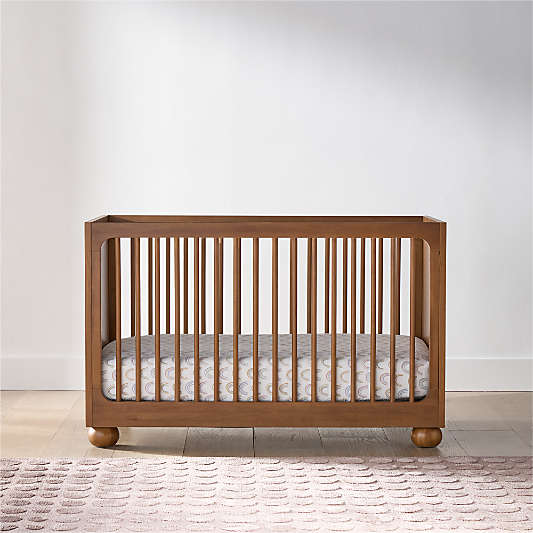 Emery Walnut Wood Convertible Crib