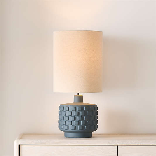 Eino Blue Ceramic Table Lamp 26.5"