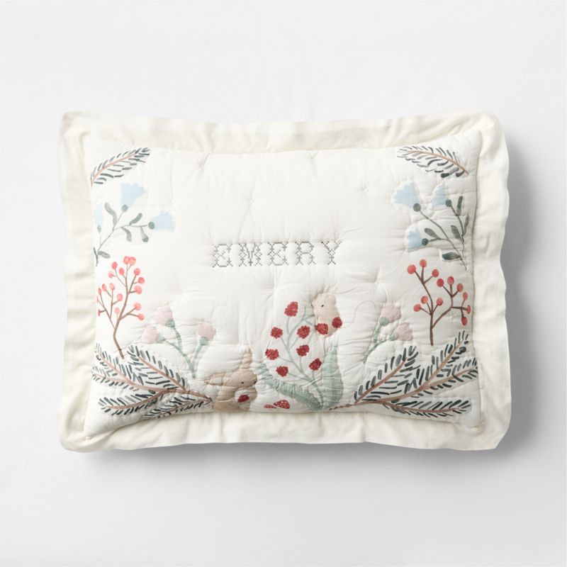 Enchanted Winter Wonderland Kids Pillow Sham - image 1 of 3