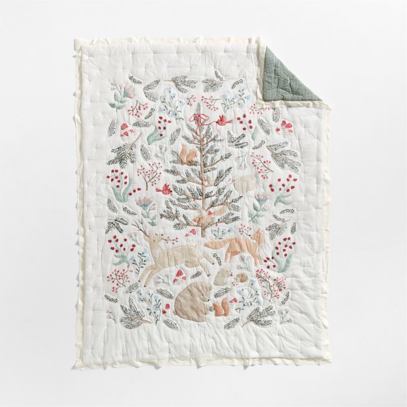 Enchanted Winter Wonderland Kids Twin Quilt - image 4 of 8