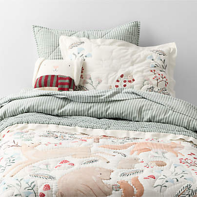 Enchanted Winter Wonderland Kids Twin Quilt