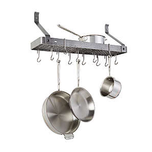 Small Grey Ceiling Pot Rack in Pot Racks, Crate and Barrel