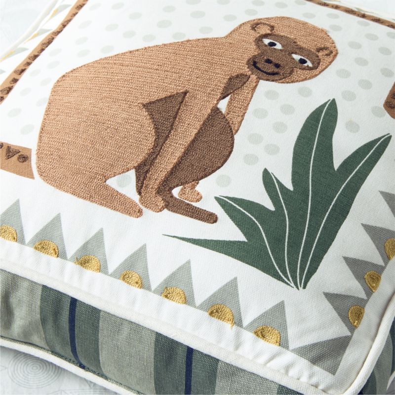 Endangered Animal Majo Monkey Cotton Kids Throw Pillow - image 3 of 4