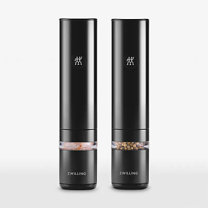Zwilling Enfinigy Black Salt & Pepper Mill Set