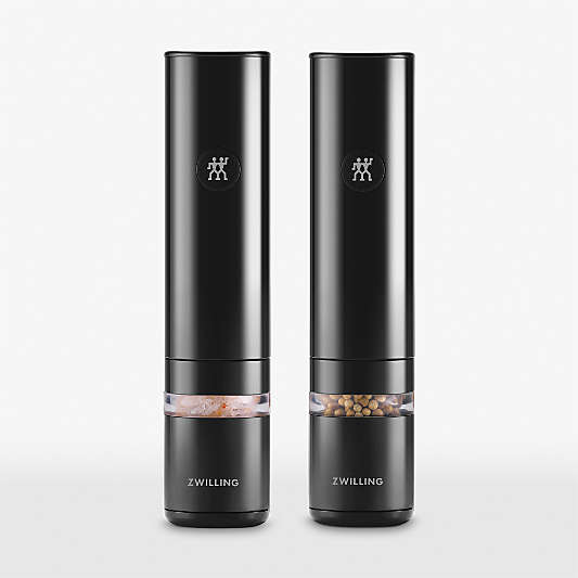 Zwilling Enfinigy Black Salt & Pepper Mill Set