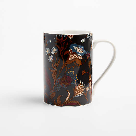 English Floral 12.85-oz. Porcelain Mug