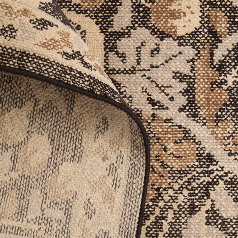 Ennis Performance Traditional Handknotted Deep Brown Runner Rug 2'10"x9' - image 1 of 3