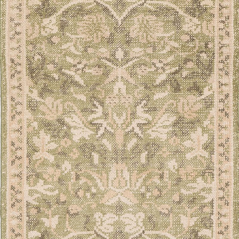 Ennis Performance Traditional Handknotted Green Runner Rug 2'10"x9' - image 3 of 4
