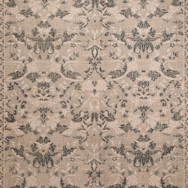 Ennis Performance Traditional Handknotted Grey Rug Swatch 12"x18" - image 2 of 3