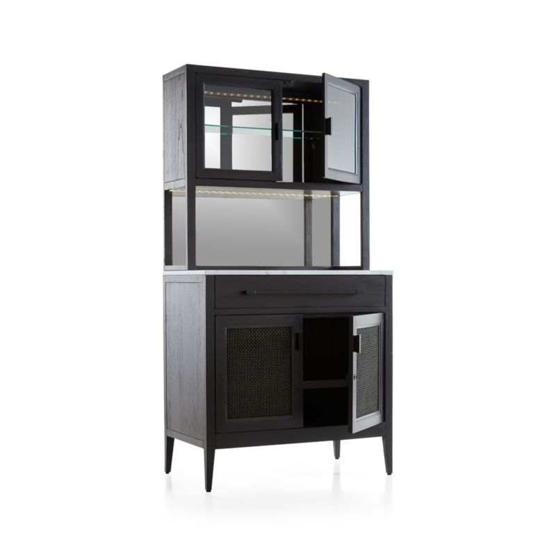 Enzo Bar Cabinet with Hutch - image 8 of 14