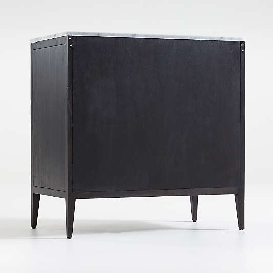 Enzo Small Bar Cabinet with Marble Top