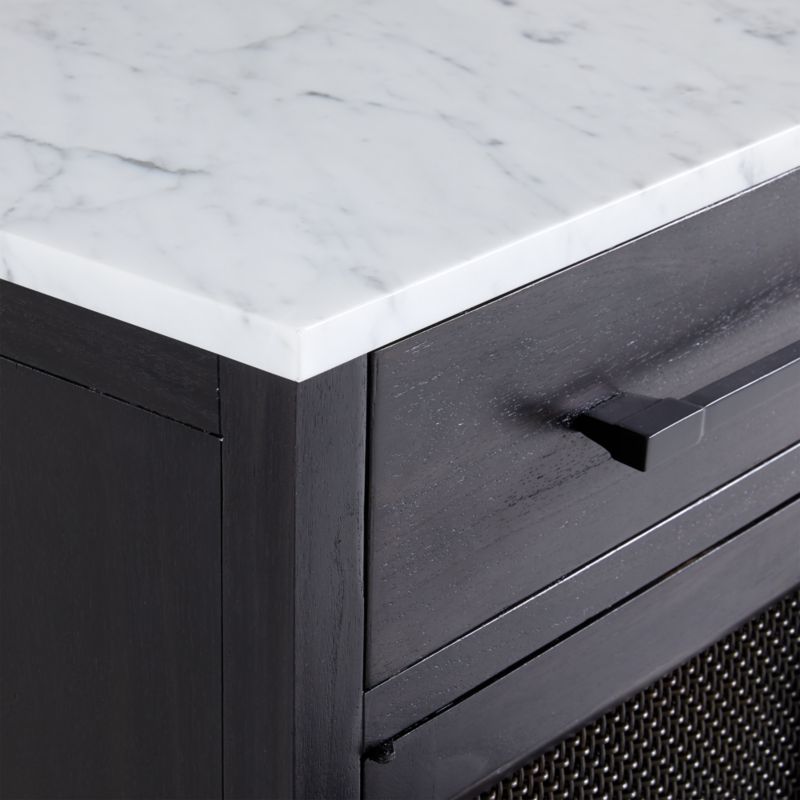 Enzo Small Bar Cabinet with Marble Top - image 6 of 9