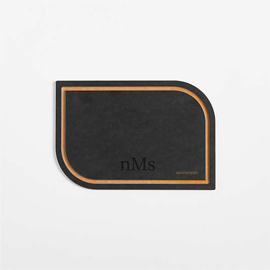 Epicurean Small Black Paper Composite Geo Cutting Board