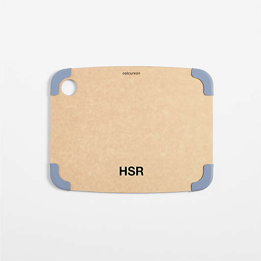 Epicurean Natural and Blue Non-Slip Paper Composite Cutting Board 11.5"x9"