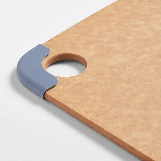 Epicurean Natural and Blue Non-Slip Paper Composite Cutting Board, Set of 3
