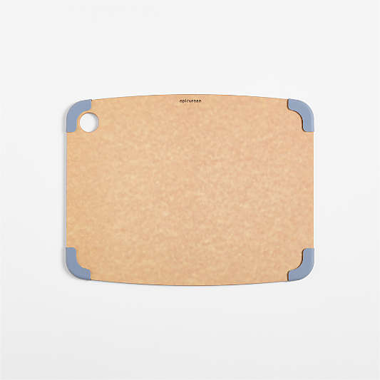 Epicurean Natural and Blue Non-Slip Paper Composite Cutting Board 14.5"x11.25"