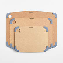 Epicurean Natural and Blue Non-Slip Paper Composite Cutting Board, Set of 3 + Reviews | Crate & Barrel