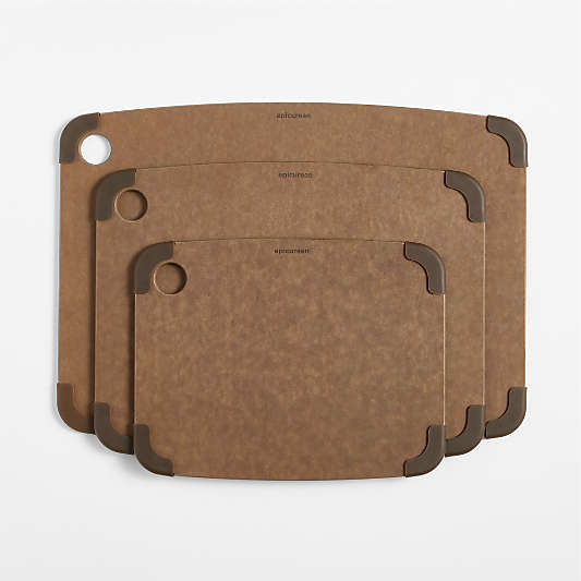 Epicurean Nutmeg Non-Slip Paper Composite Cutting Board, Set of 3