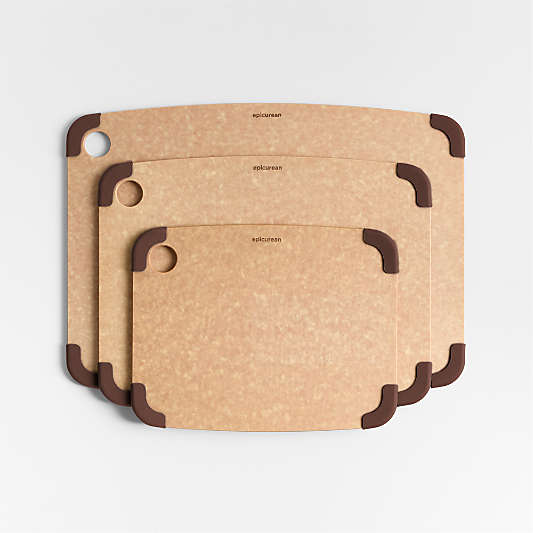 Epicurean Natural and Mulled Cider Non-Slip Paper Composite Cutting Boards