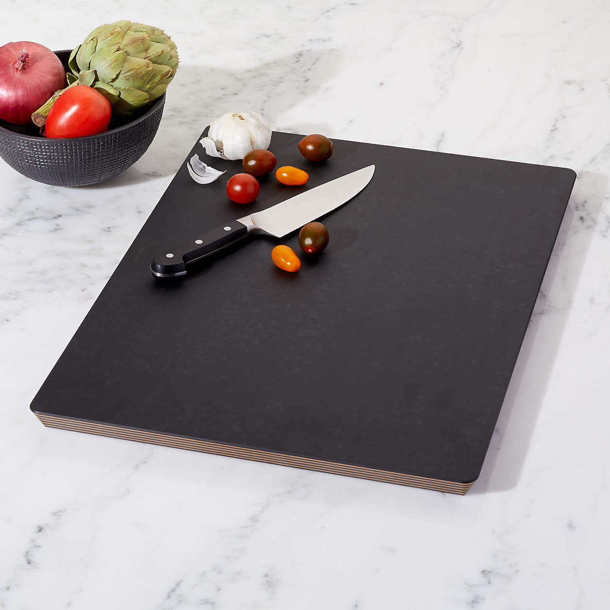 Epicurean Big Block Rectangular Black Composite Cutting Board/Chopping