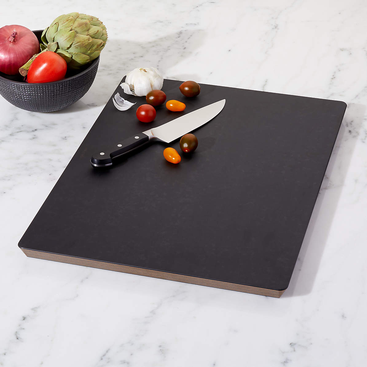 Epicurean Big Block Rectangular Black Composite Cutting Board/Chopping Board