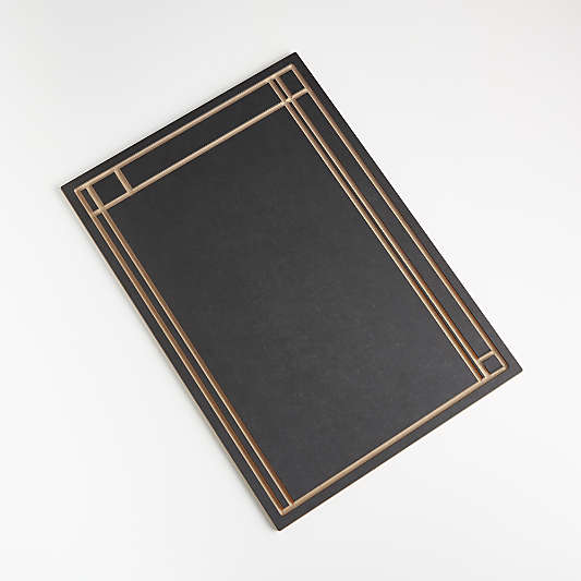 Epicurean ® x Frank Lloyd Wright Cut-and-Serve Black Serving Board 19.5"x13"