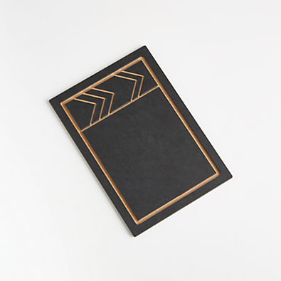 View Epicurean ® x Frank Lloyd Wright Cut-and-Serve Black Serving Board 10"x7" details