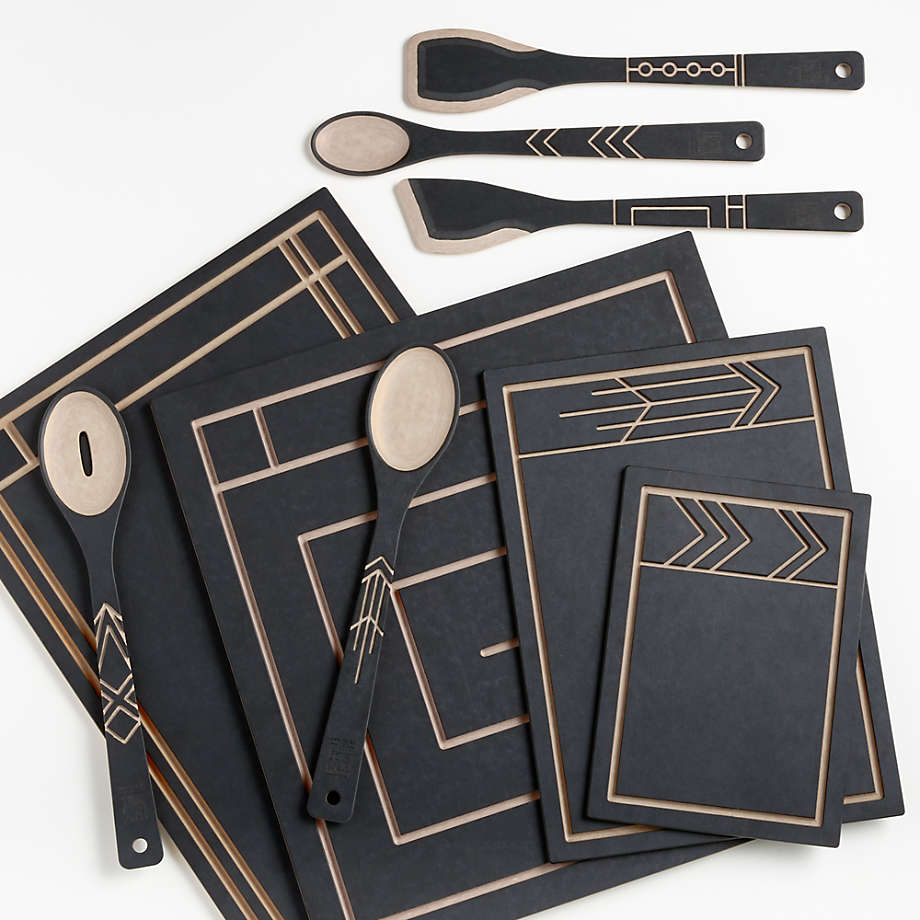 Crate&Barrel Epicurean ® Gourmet Modern Black Paper Composite