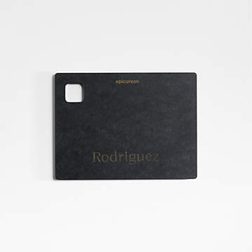 Crate&Barrel Epicureanスモールモダンスレートボード Epicurean Gourmet Modern Black Paper Composite Cutting Board