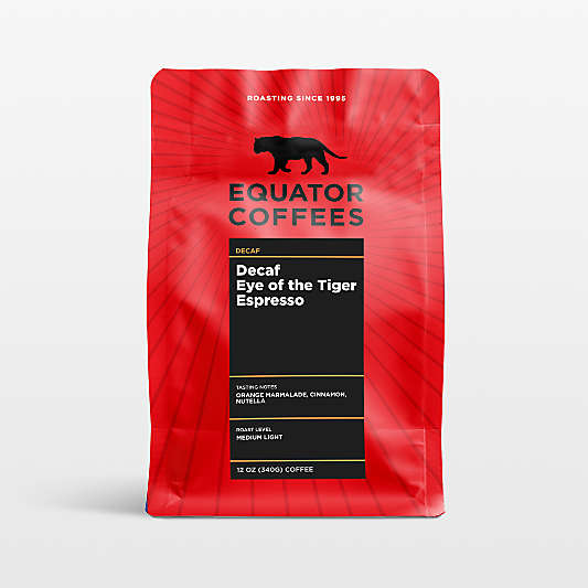 Equator Coffee Decaf Eye of the Tiger Espresso Blend Coffee Beans