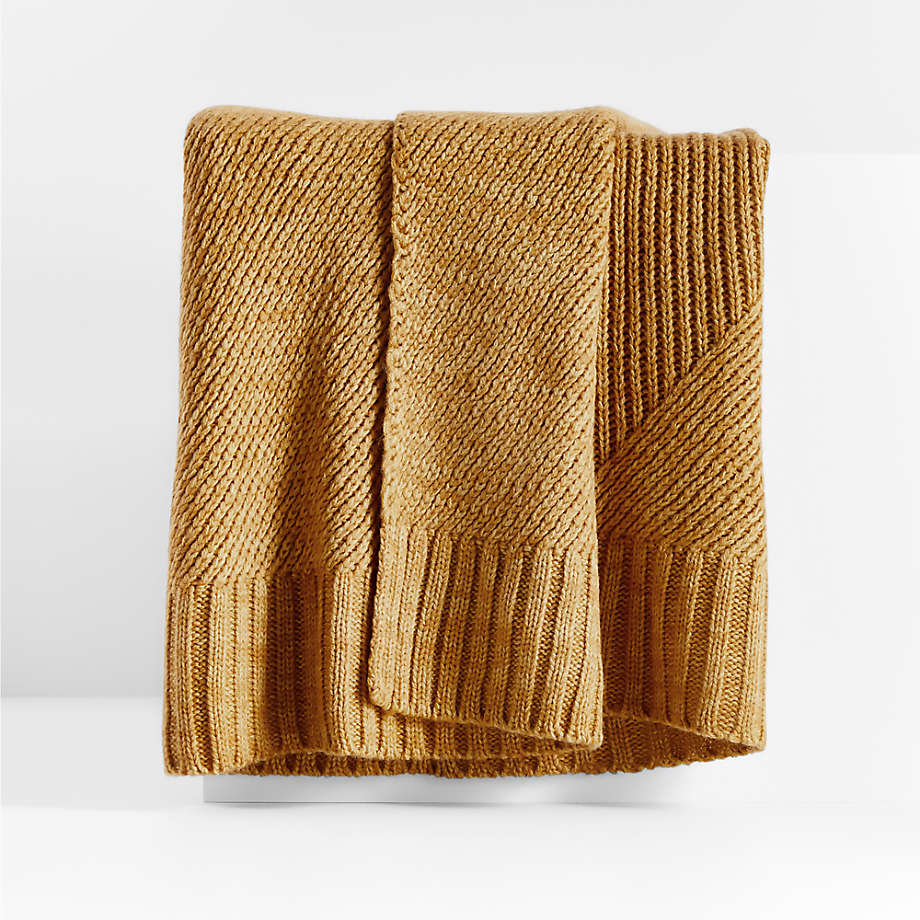 Gold discount throw blanket