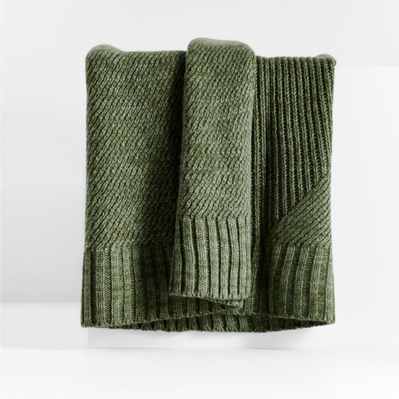 Equinox 70x55 Sweater Knit Throw Blankets